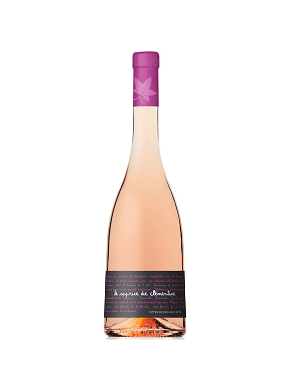 Vin Côtes de Provence rosé:Caprice Clémentine Château les Valentines