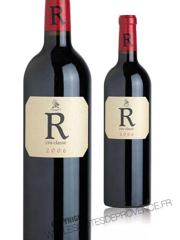 Vin Côtes de Provence rouge: Cuvée R rouge Domaine de Rimauresq
