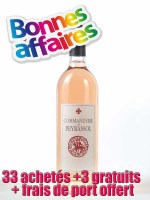 Vente de vin Côtes de Provence rosé: Coffret Commanderie De Peyrassol