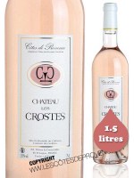 Vente de vin Côtes de Provence rosé: Magnum Château Les Crostes Rosé 